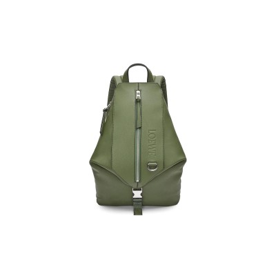 LOEWE CONVERTIBLE GREEN BACKPACK B777W22X01 (41*24*16cm) LOEWE CONVERTIBLE GREEN BACKPACK B777W22X01 (41*24*16cm)